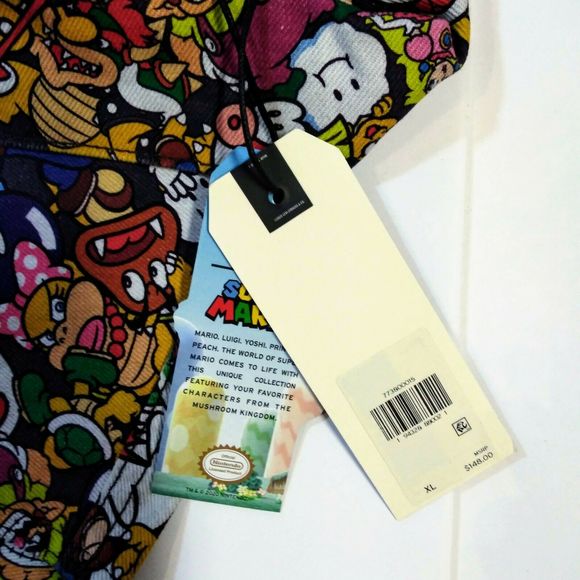 Levi x Super Mario Trucker Jacket Size XL Nintendo - Picture 5 of 11